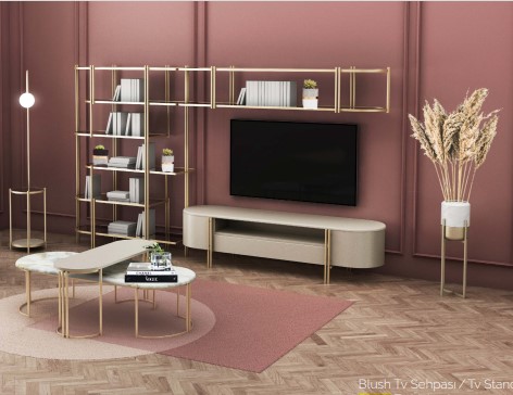 Blush TV Unit